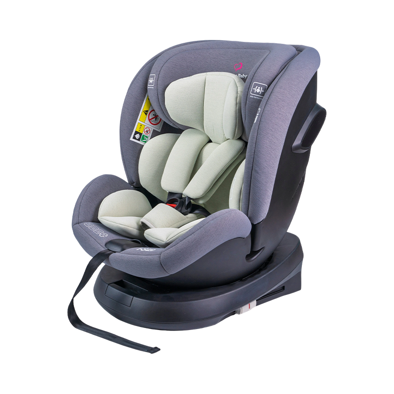 ISOFIX + حبل علوي قابل للدوران 360 درجة للخلف/للأمام، مقعد سيارة للأطفال مقاس 40-150 سم