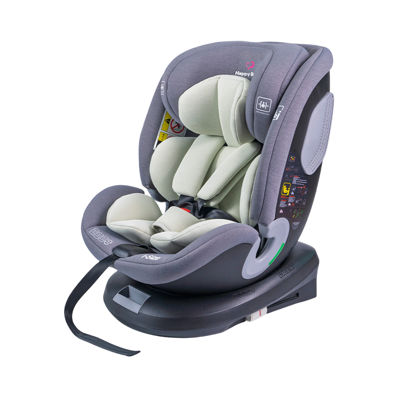 ISOFIX + حبل علوي قابل للدوران 360 درجة للخلف/الأمام بمواجهة I-Size مقعد سيارة للأطفال 40-150 سم